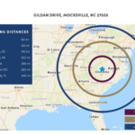 Driving Distances - Access to half of US population within a days drive